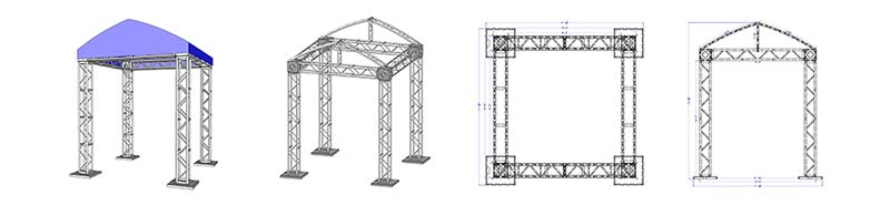 10' X 10' Modular Truss System