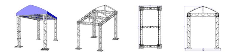 10' X 20' Modular Truss System