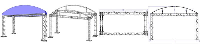 20' X 10' Modular Truss System