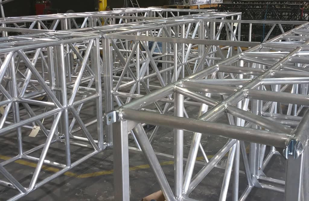 XSF Test Fit for Pier 17 Truss Roof System -New York City