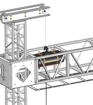 Sleeve Block Adaptors with Chainhoist