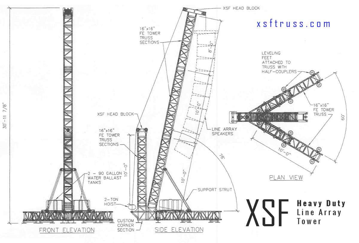 truss line array