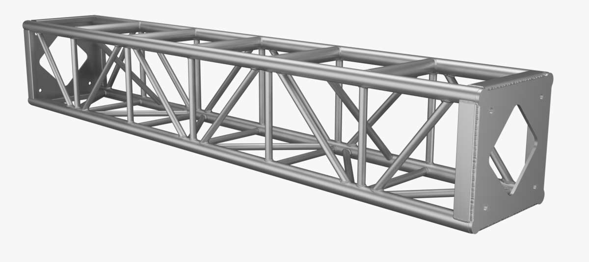 16″ x 16″ Protective Bolt Plate Tower Truss (patent pending)