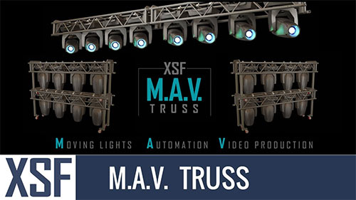 Moving Lights Automation and Video Truss