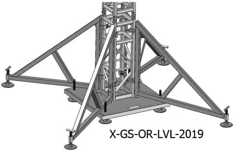 Leveling Outrigger Ground Support