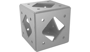 10" 6way Xlite Corner Block