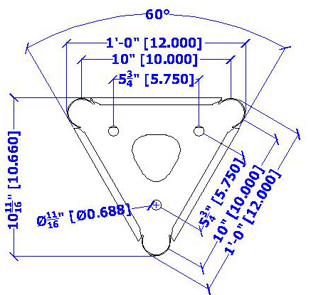 Triangle-Protective-Bolt-Plate-Utility -Truss-End-View12