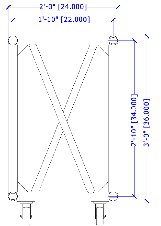 24x36-Pre-Rig-Grid-Truss-with-Steel-Fork-EndView