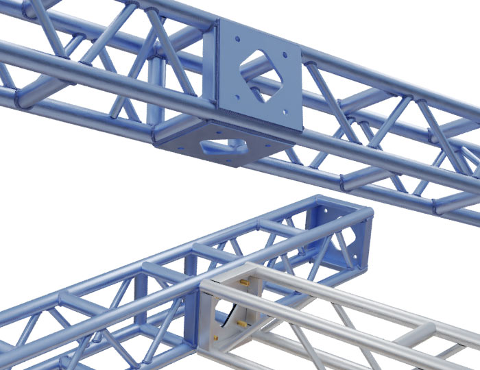 side-connector 20.5″ x 20.5″ Steel Fork End Tower Truss