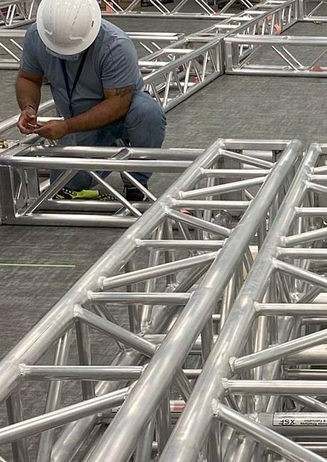 Warehouse Truss Assembly